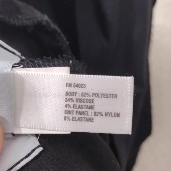 EUC Gap Maternity Modern Boot Black Dress Pants size 6L Stretch - Picture 13 of 14